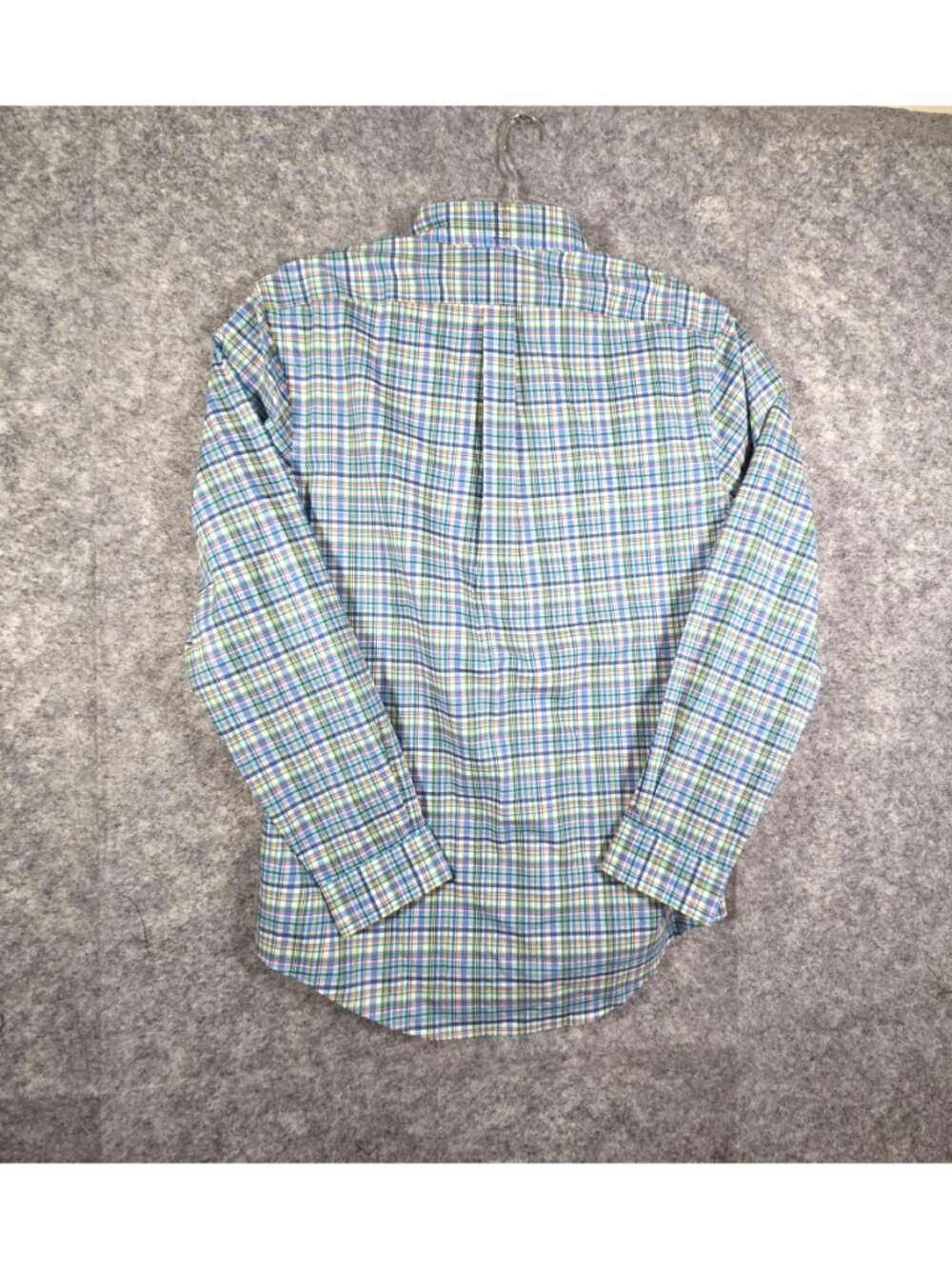Ralph Lauren NWT Men’s Slim Fit Plaid Button Up Shirt Blue Size L - Picture 6 of 11